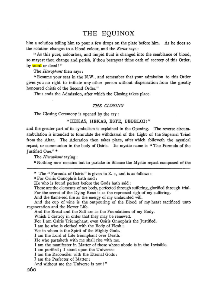 Original scan of The Equinox (Volume I, Number II), PDF page 268