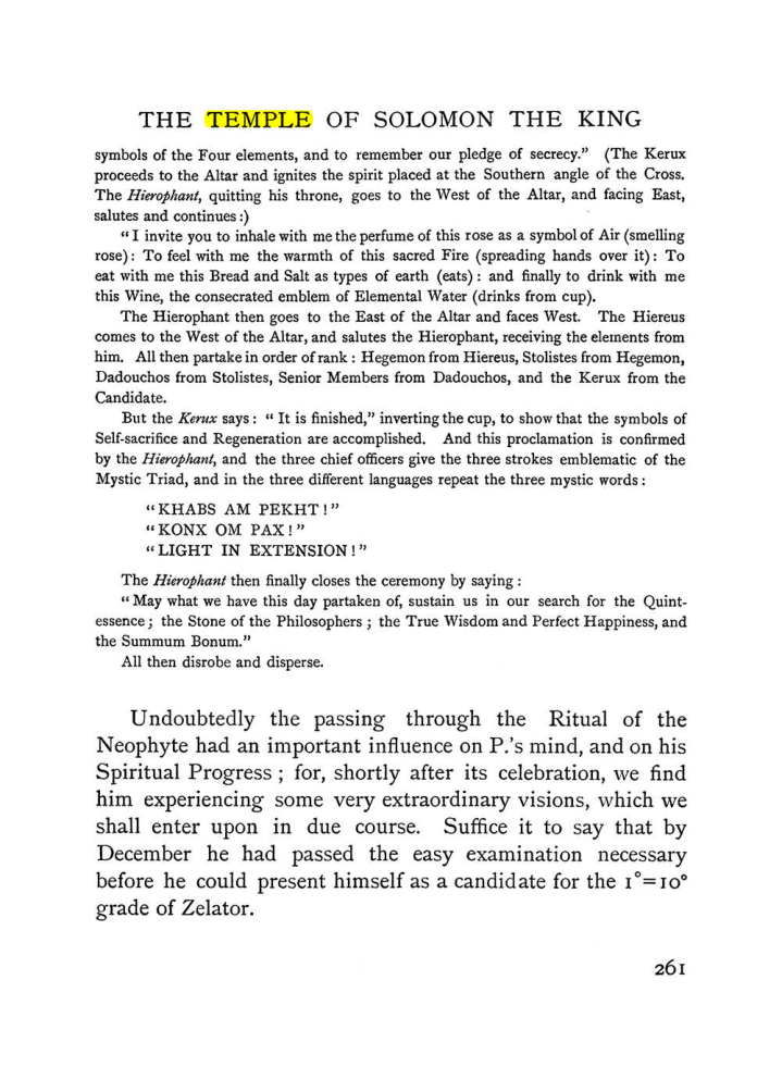 Original scan of The Equinox (Volume I, Number II), PDF page 269