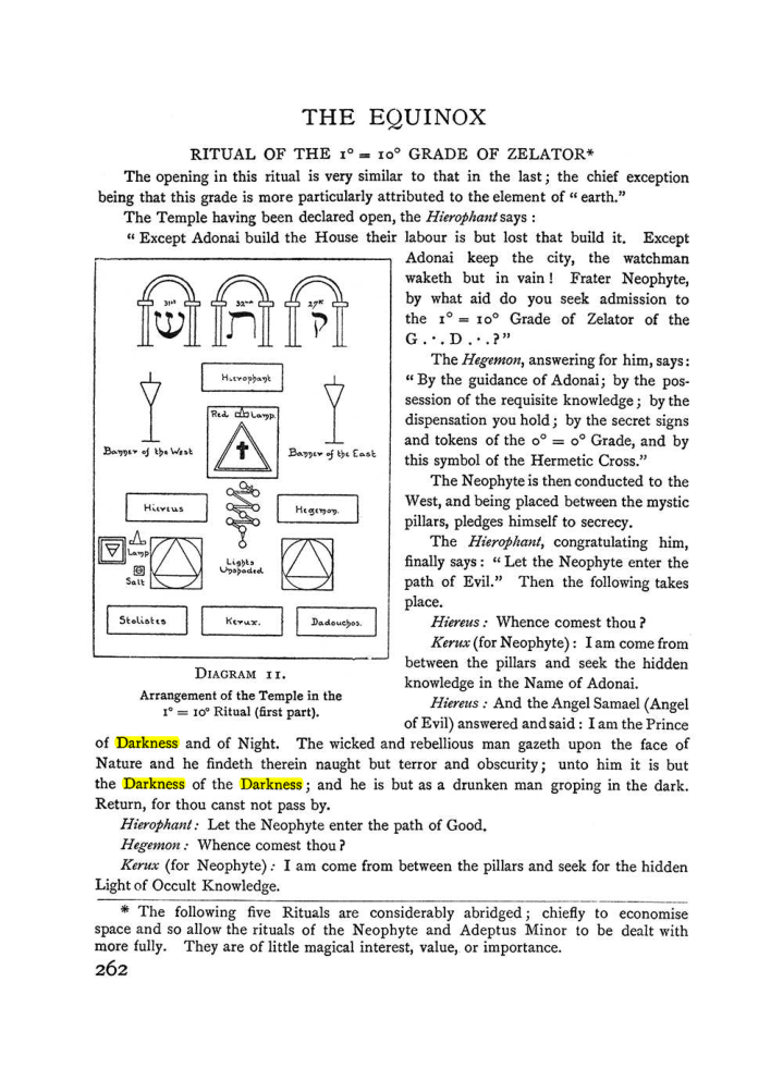 Original scan of The Equinox (Volume I, Number II), PDF page 270