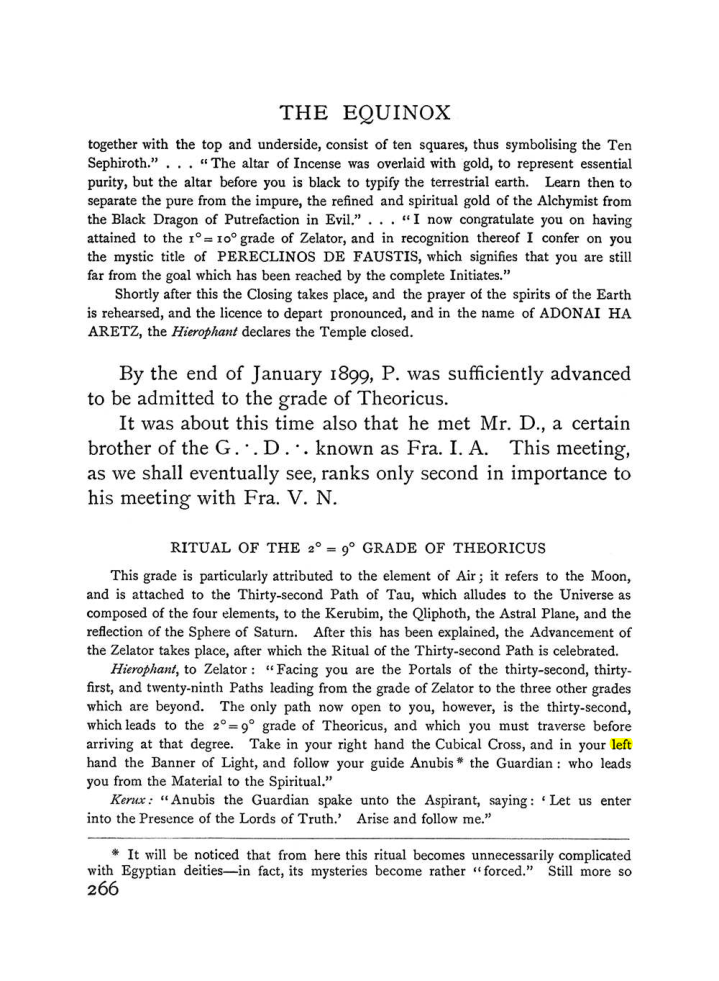 Original scan of The Equinox (Volume I, Number II), PDF page 274