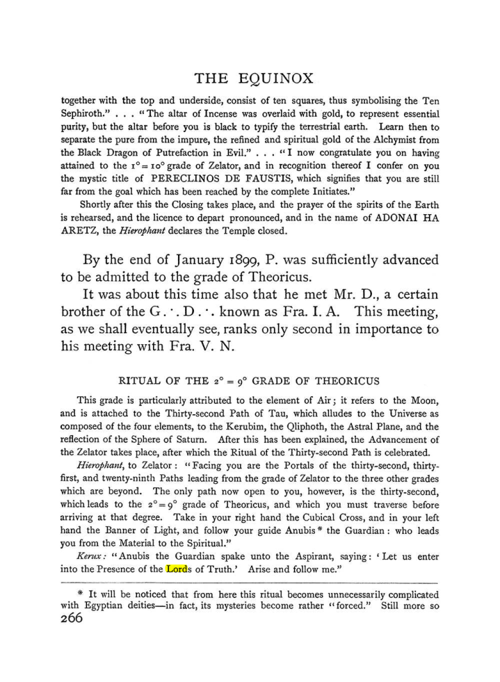 Original scan of The Equinox (Volume I, Number II), PDF page 274