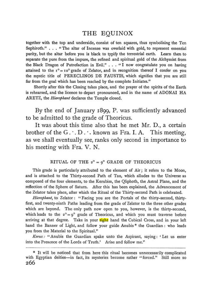 Original scan of The Equinox (Volume I, Number II), PDF page 274