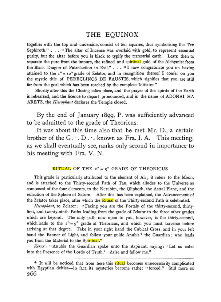 Original scan of The Equinox (Volume I, Number II), PDF page 274