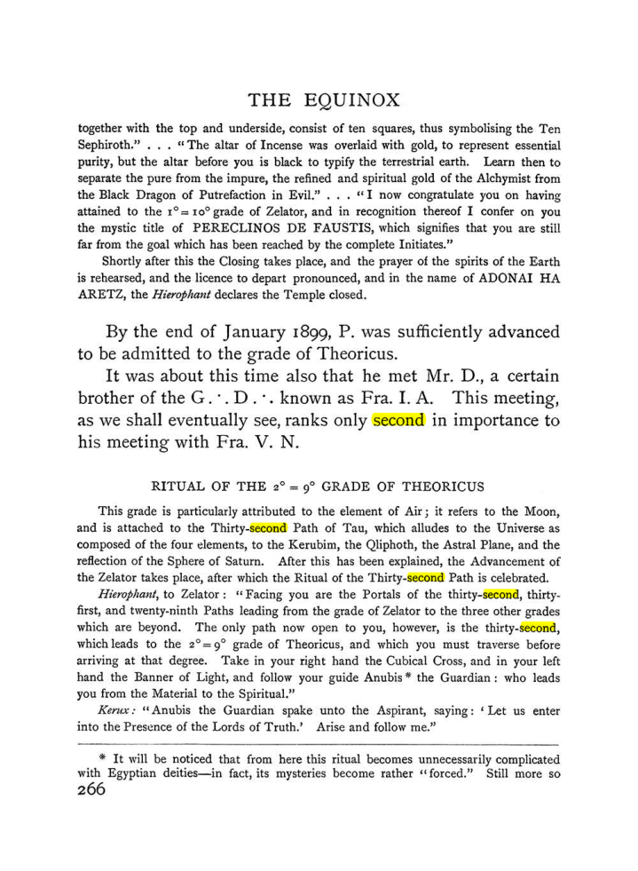 Original scan of The Equinox (Volume I, Number II), PDF page 274