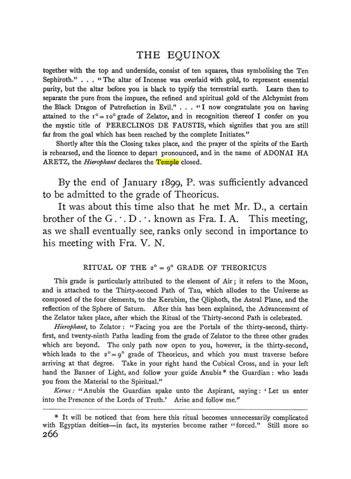 Original scan of The Equinox (Volume I, Number II), PDF page 274