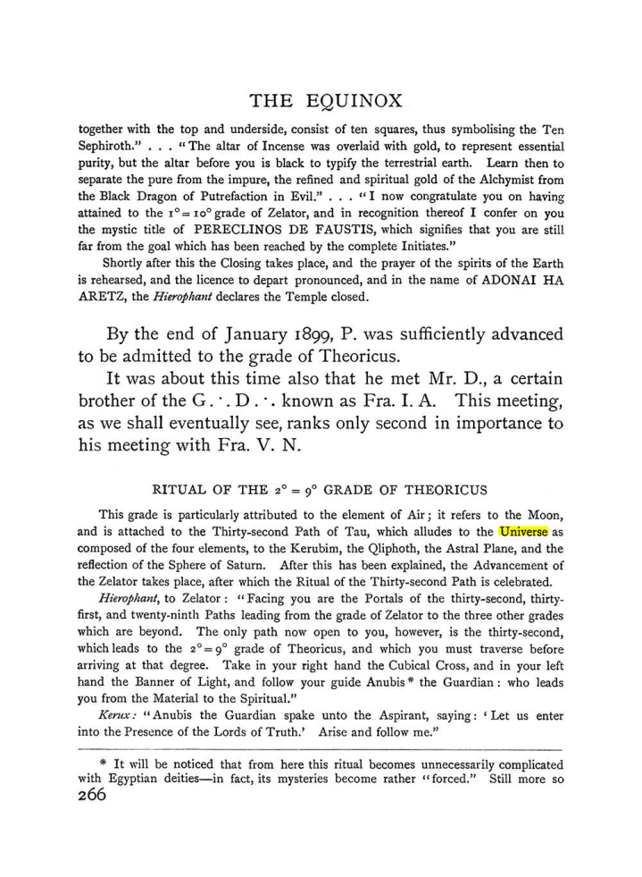 Original scan of The Equinox (Volume I, Number II), PDF page 274