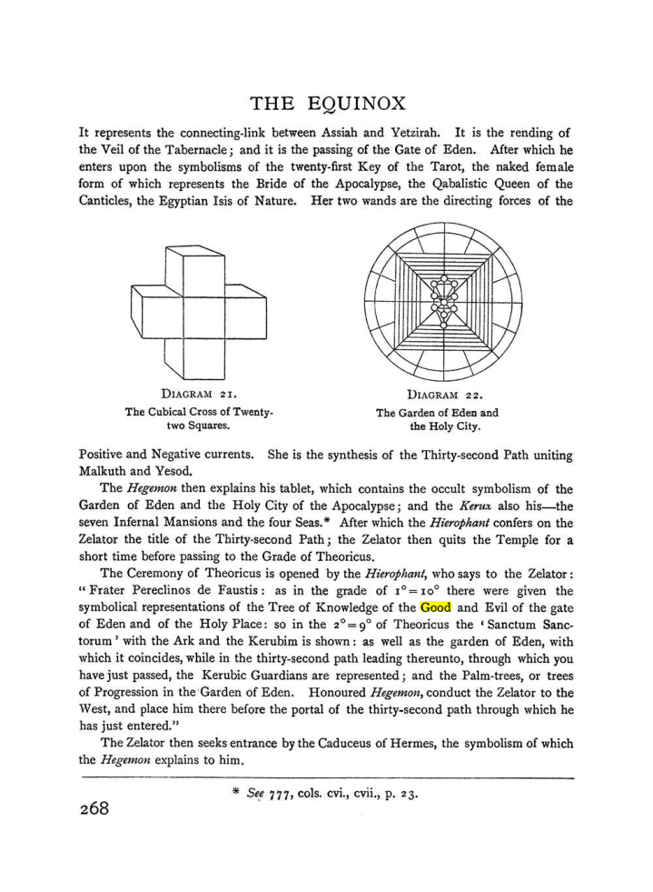 Original scan of The Equinox (Volume I, Number II), PDF page 276