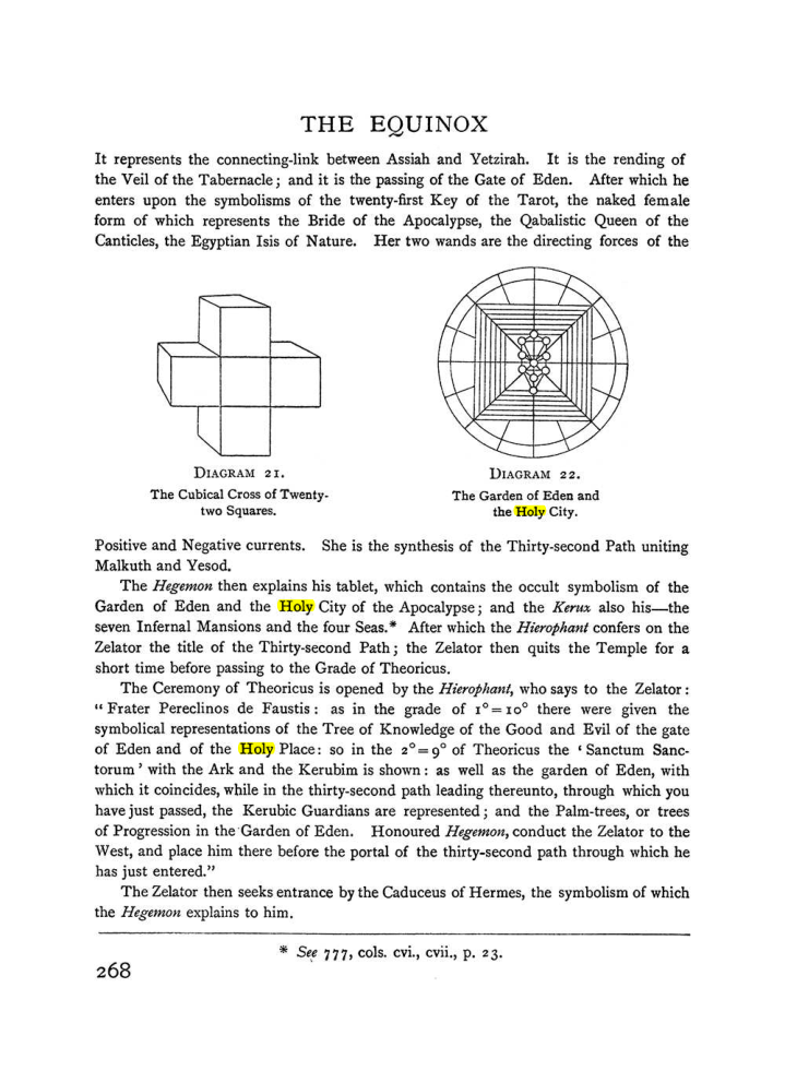 Original scan of The Equinox (Volume I, Number II), PDF page 276