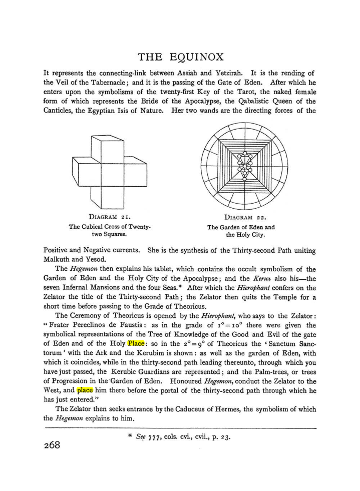 Original scan of The Equinox (Volume I, Number II), PDF page 276