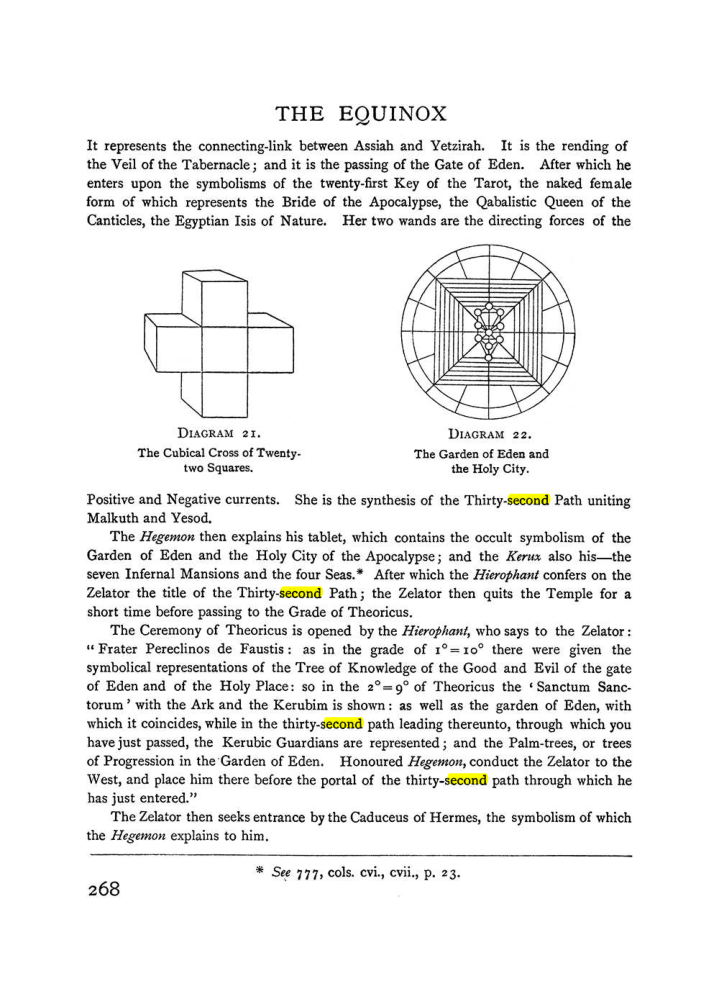 Original scan of The Equinox (Volume I, Number II), PDF page 276