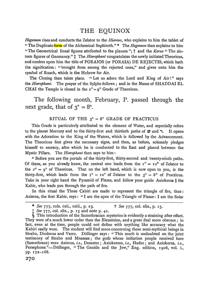 Original scan of The Equinox (Volume I, Number II), PDF page 278
