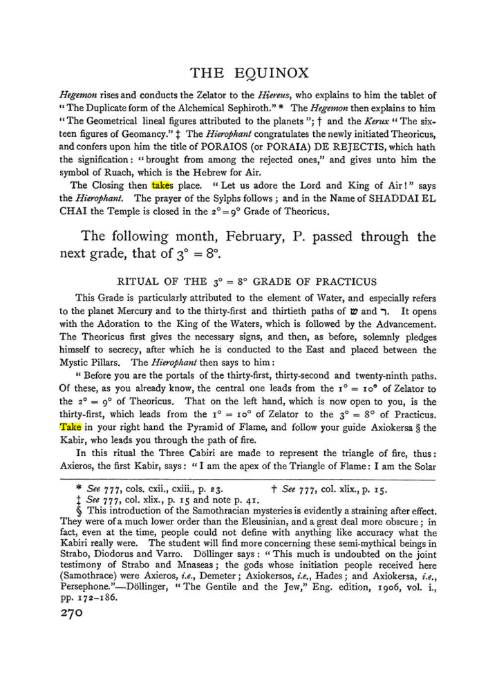 Original scan of The Equinox (Volume I, Number II), PDF page 278