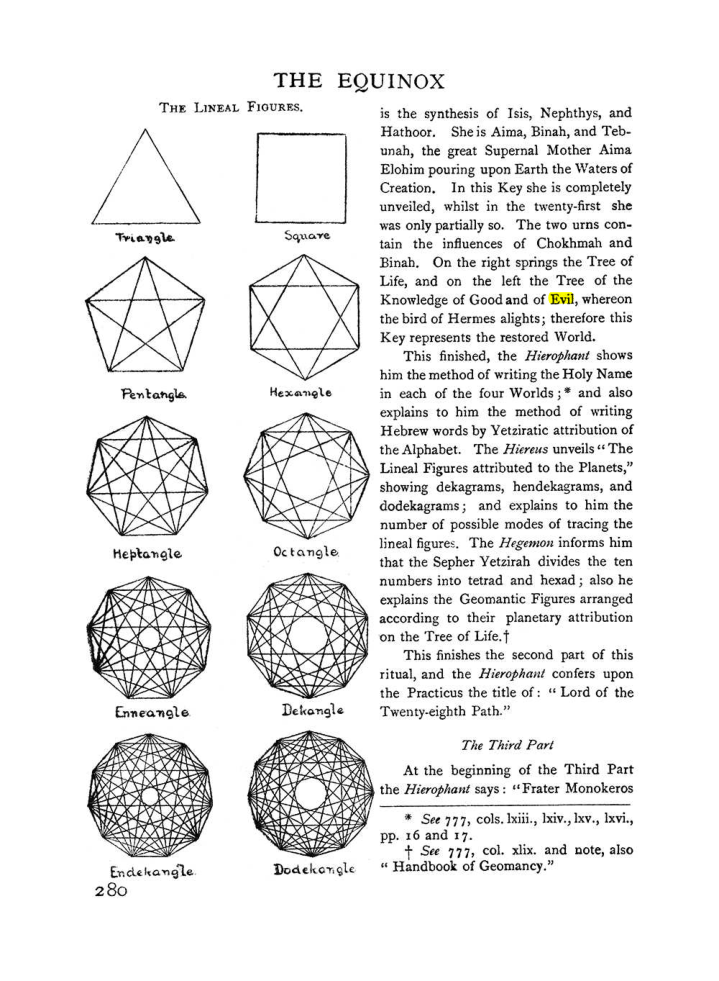 Original scan of The Equinox (Volume I, Number II), PDF page 288