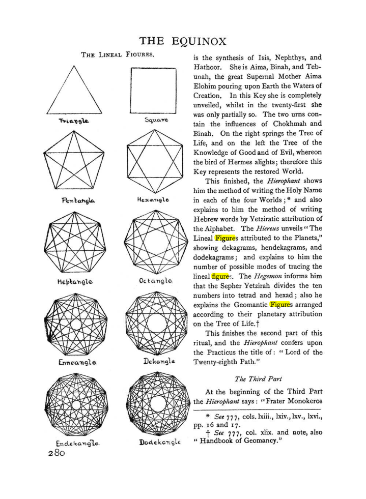 Original scan of The Equinox (Volume I, Number II), PDF page 288