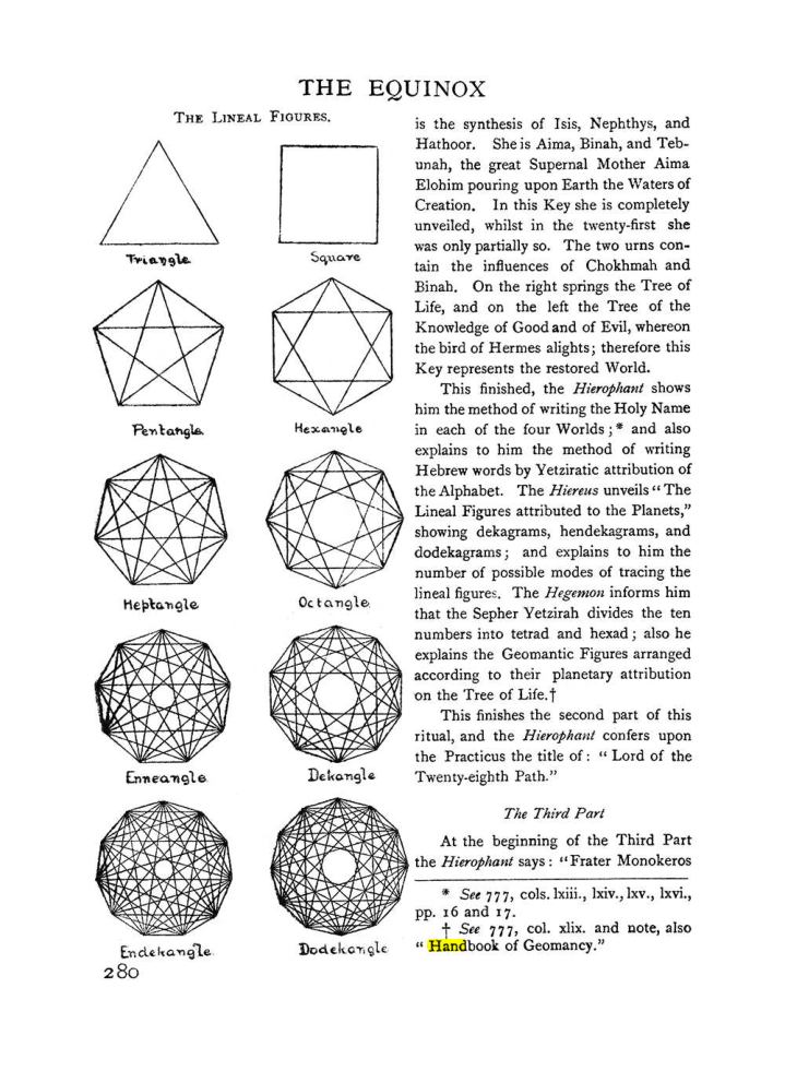 Original scan of The Equinox (Volume I, Number II), PDF page 288