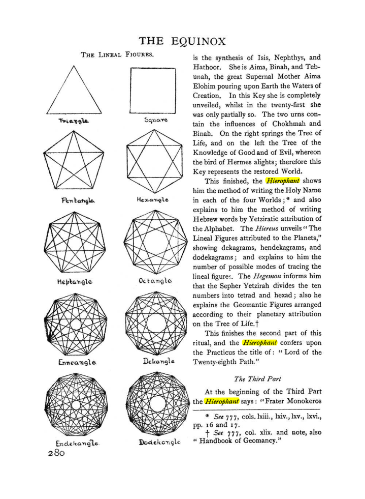 Original scan of The Equinox (Volume I, Number II), PDF page 288