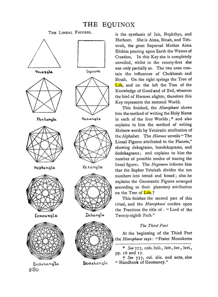 Original scan of The Equinox (Volume I, Number II), PDF page 288