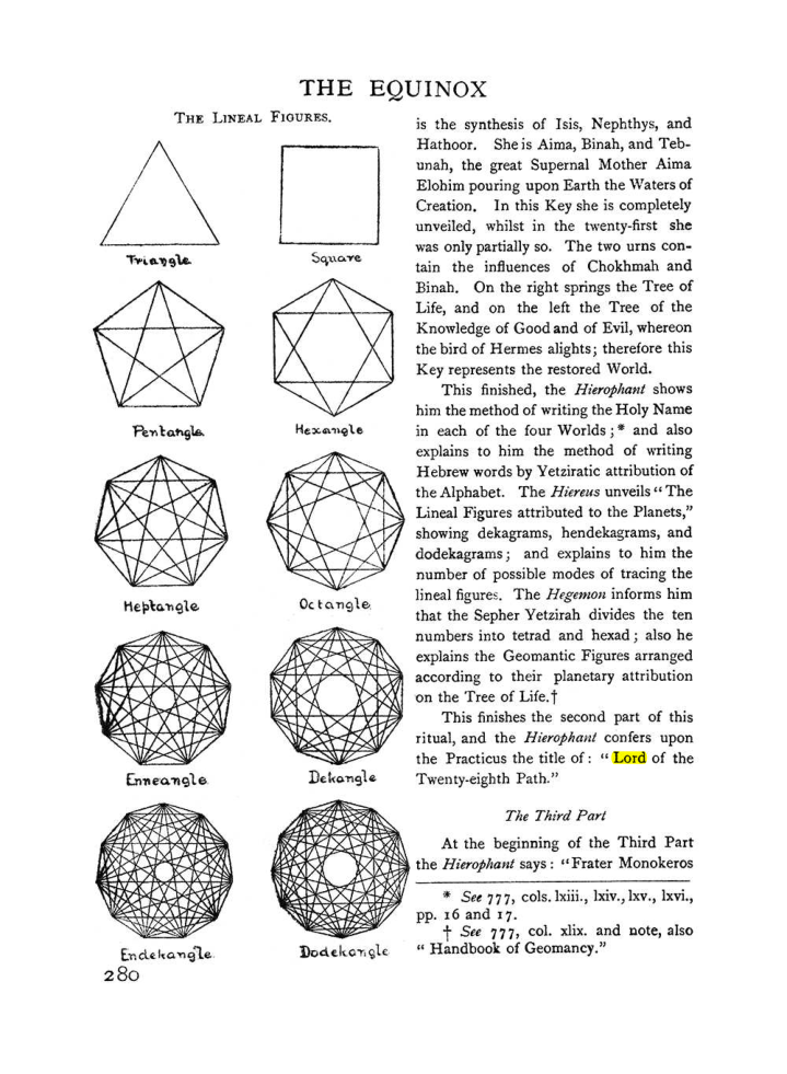Original scan of The Equinox (Volume I, Number II), PDF page 288