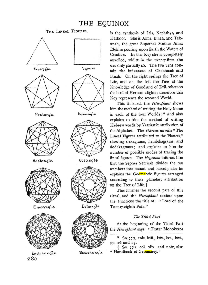 Original scan of The Equinox (Volume I, Number II), PDF page 288