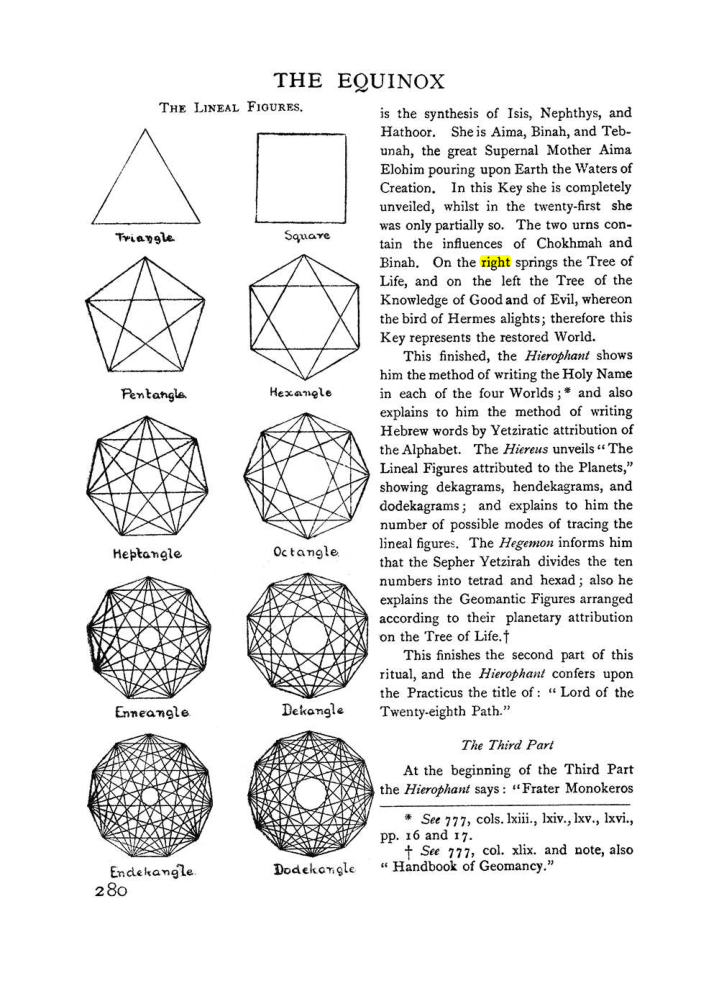 Original scan of The Equinox (Volume I, Number II), PDF page 288