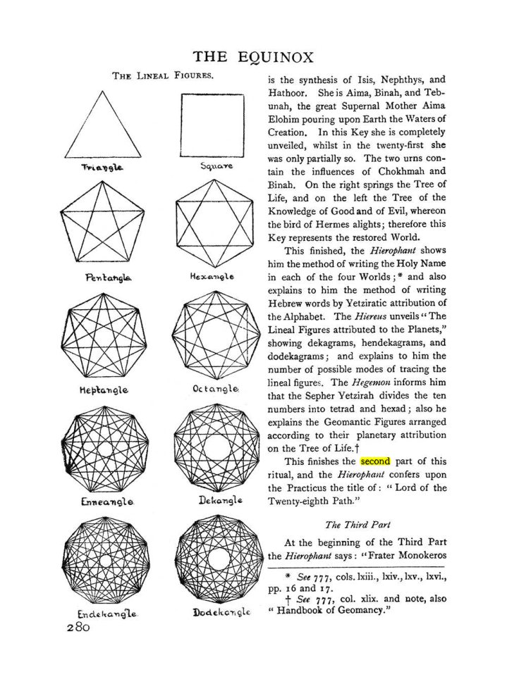 Original scan of The Equinox (Volume I, Number II), PDF page 288