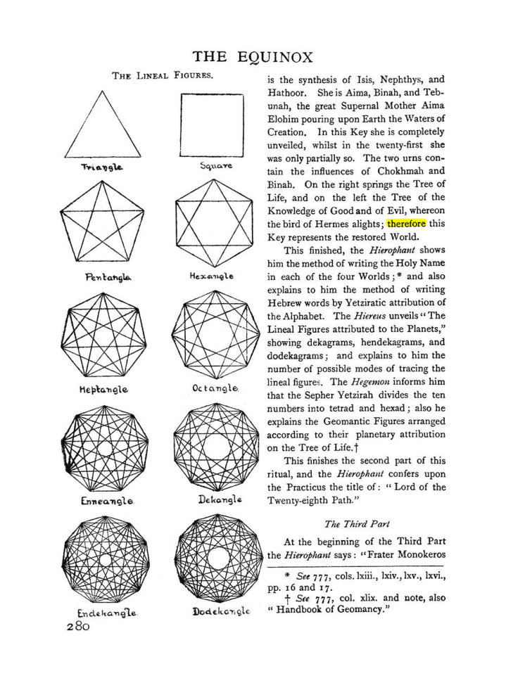 Original scan of The Equinox (Volume I, Number II), PDF page 288