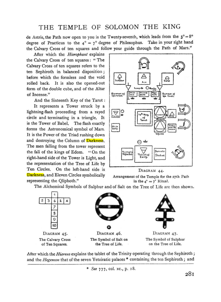 Original scan of The Equinox (Volume I, Number II), PDF page 289