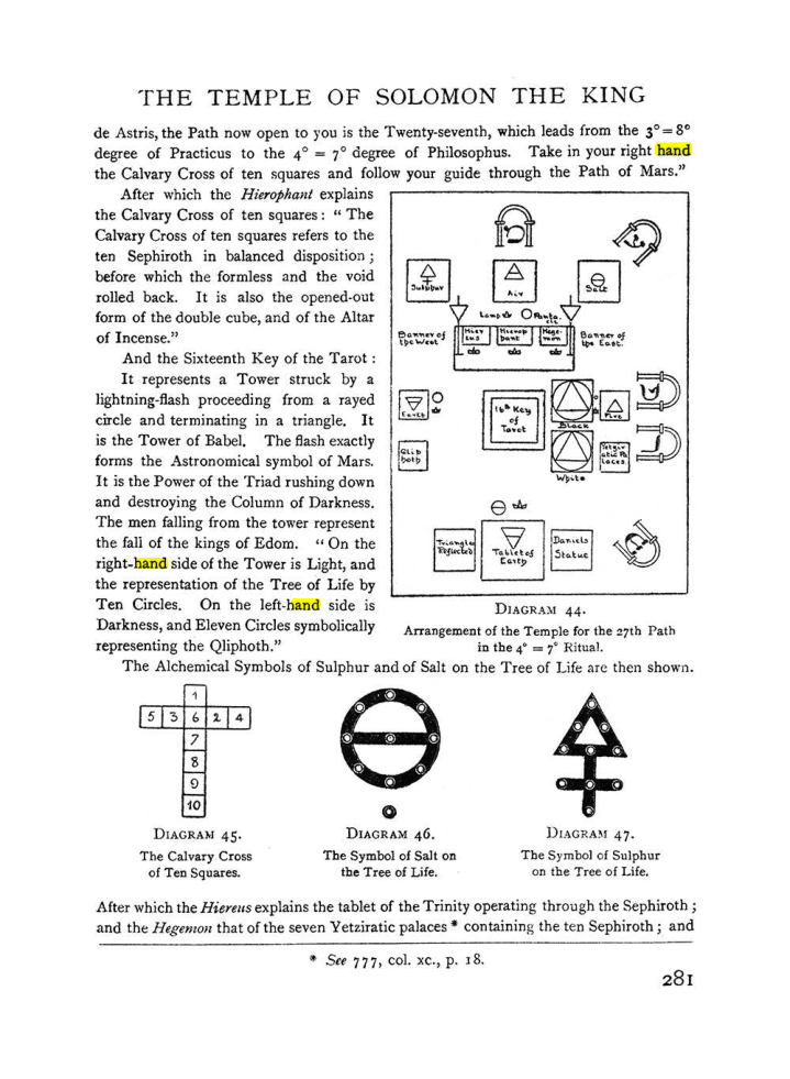 Original scan of The Equinox (Volume I, Number II), PDF page 289