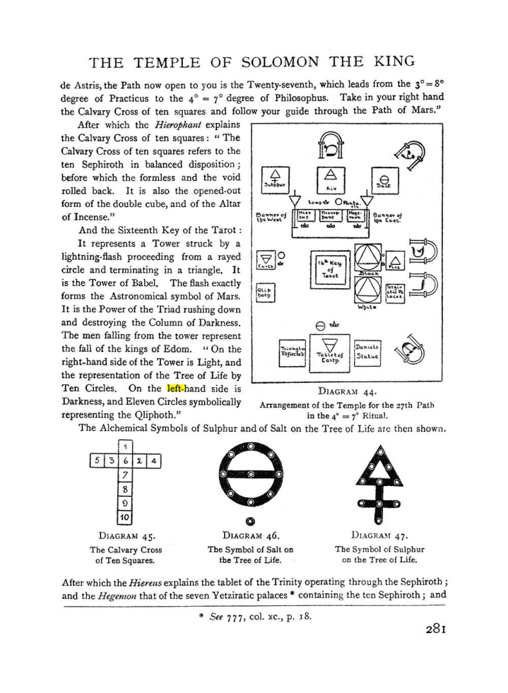 Original scan of The Equinox (Volume I, Number II), PDF page 289