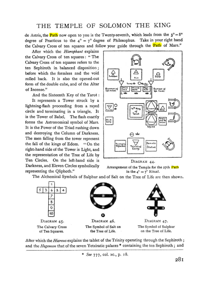 Original scan of The Equinox (Volume I, Number II), PDF page 289