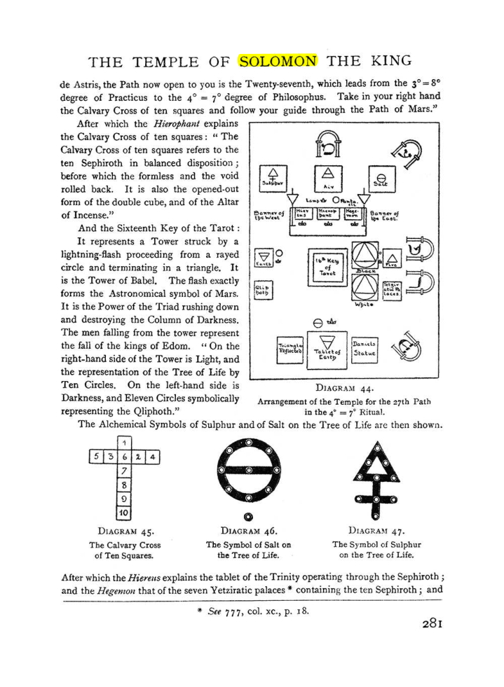 Original scan of The Equinox (Volume I, Number II), PDF page 289
