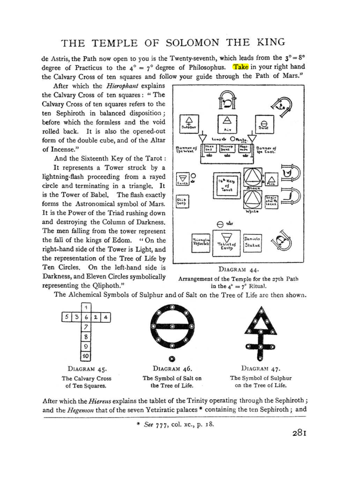 Original scan of The Equinox (Volume I, Number II), PDF page 289