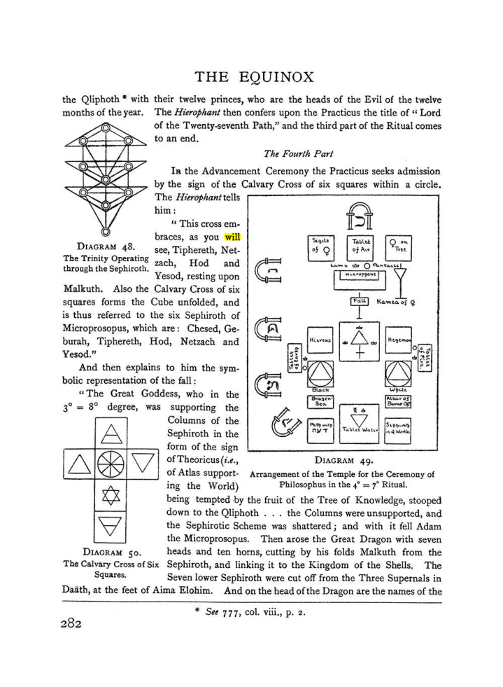 Original scan of The Equinox (Volume I, Number II), PDF page 290