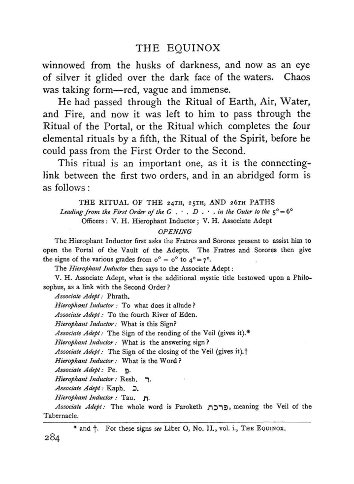 Original scan of The Equinox (Volume I, Number II), PDF page 292