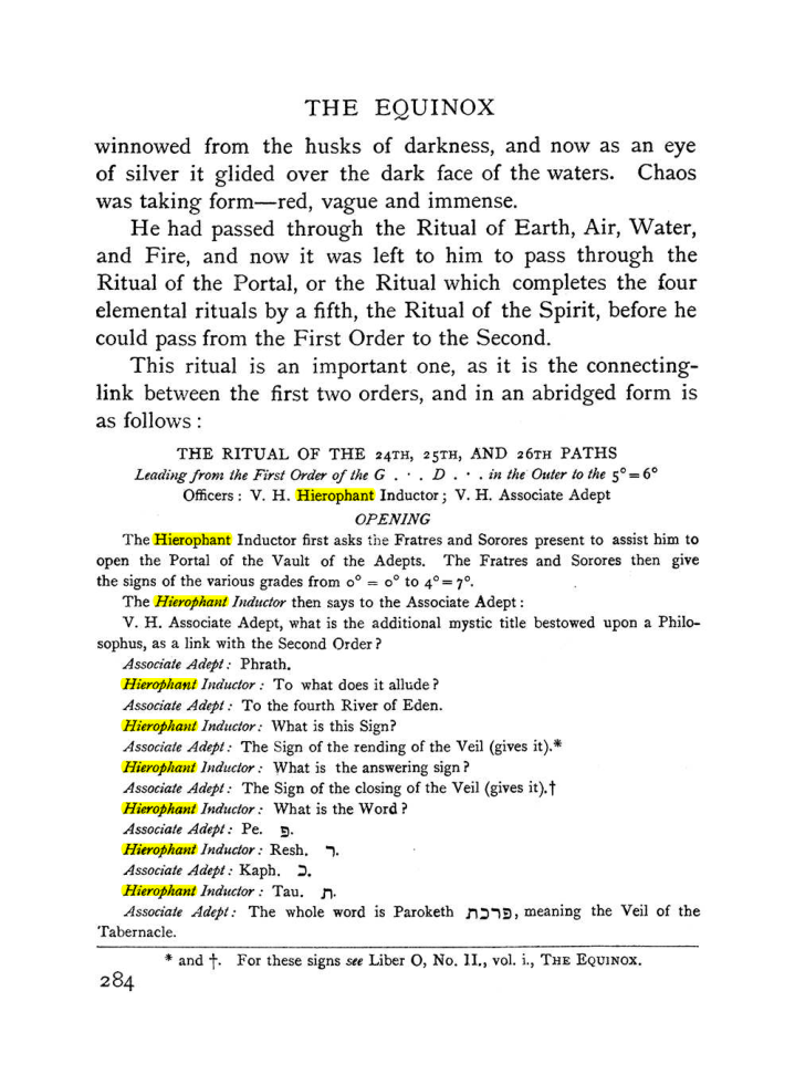 Original scan of The Equinox (Volume I, Number II), PDF page 292