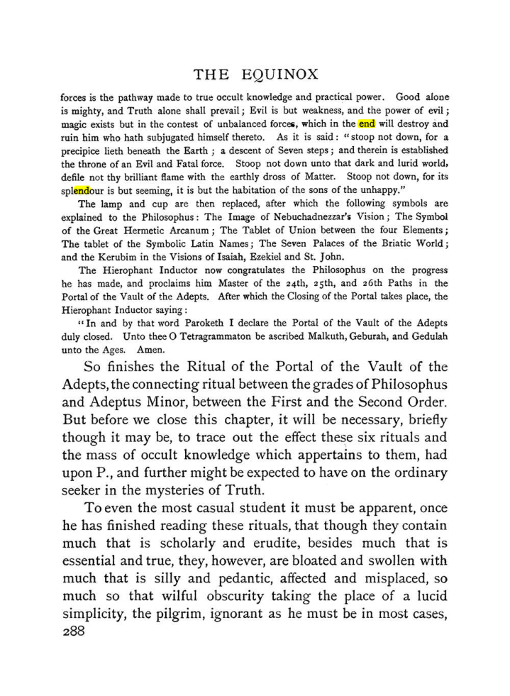 Original scan of The Equinox (Volume I, Number II), PDF page 296