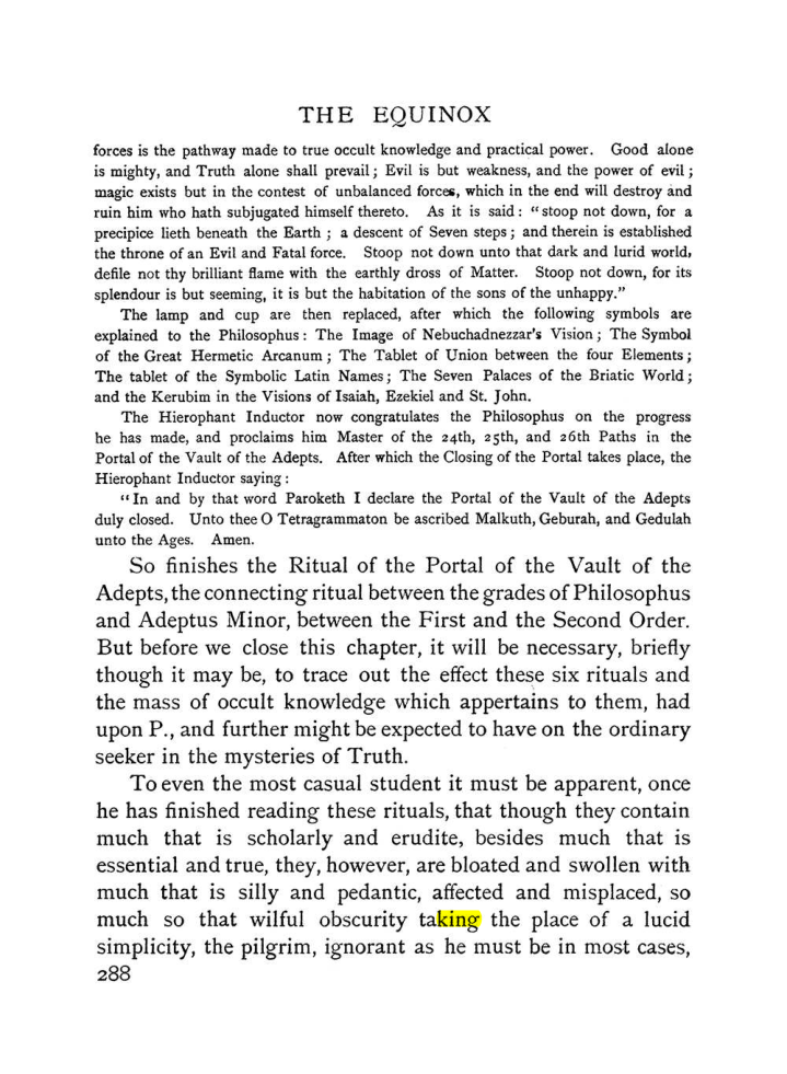 Original scan of The Equinox (Volume I, Number II), PDF page 296