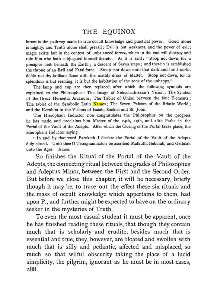 Original scan of The Equinox (Volume I, Number II), PDF page 296