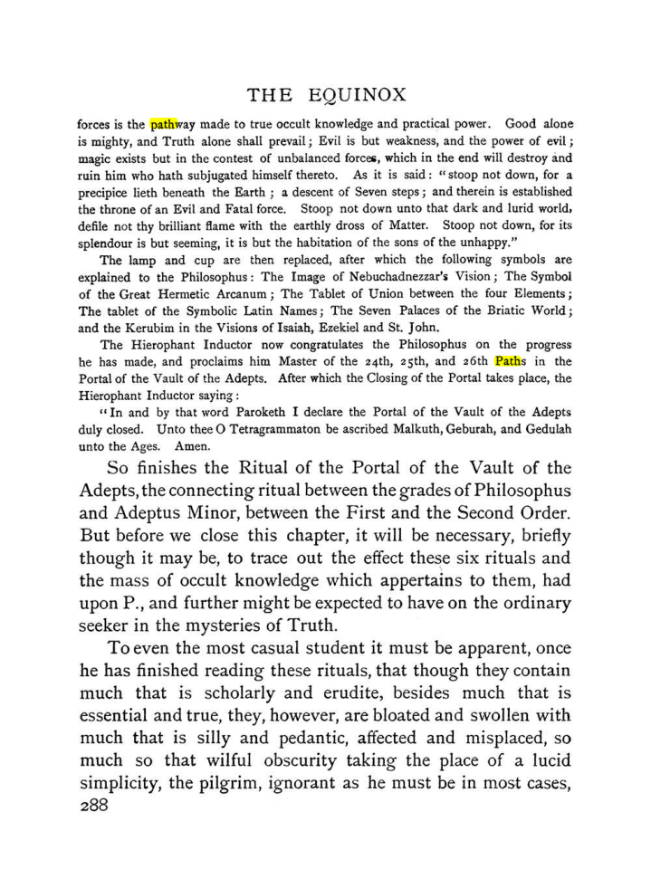 Original scan of The Equinox (Volume I, Number II), PDF page 296