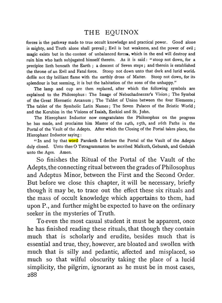 Original scan of The Equinox (Volume I, Number II), PDF page 296