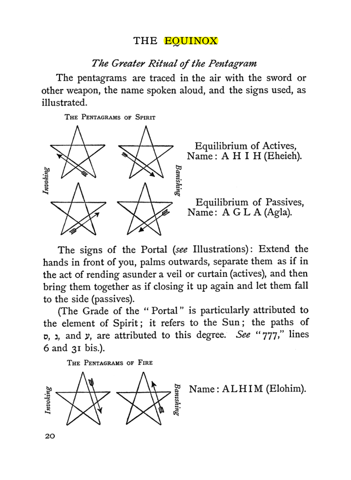 Original scan of The Equinox (Volume I, Number II), PDF page 30