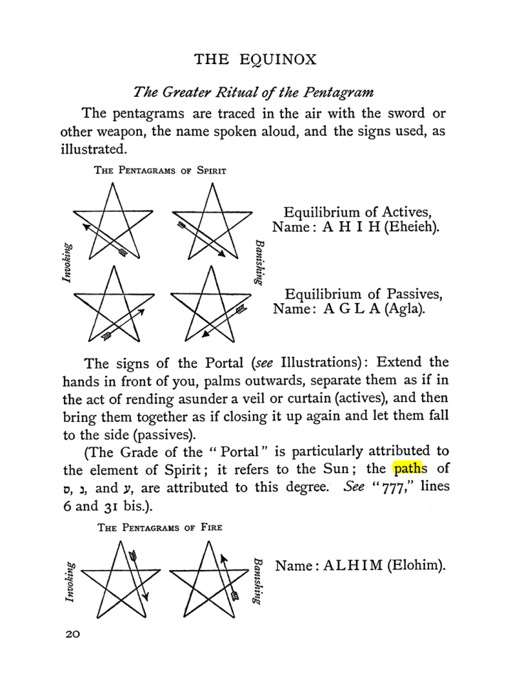 Original scan of The Equinox (Volume I, Number II), PDF page 30