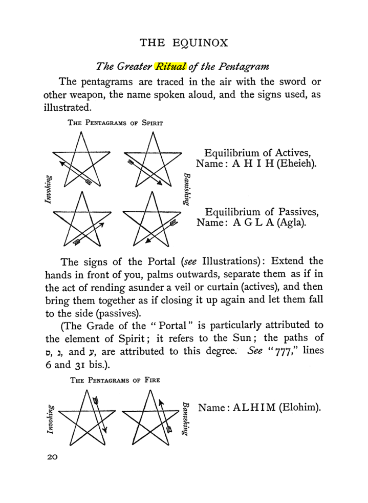 Original scan of The Equinox (Volume I, Number II), PDF page 30