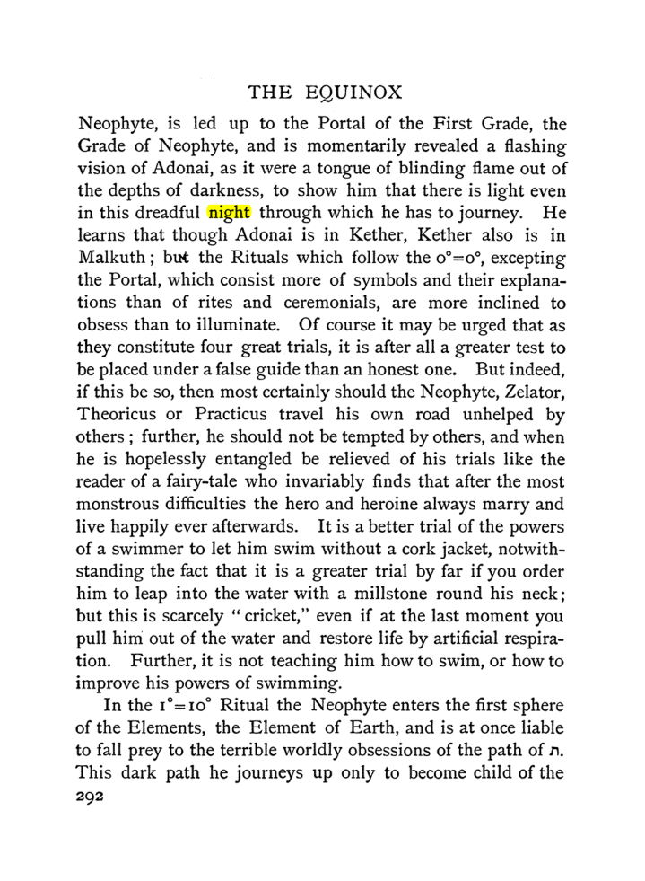 Original scan of The Equinox (Volume I, Number II), PDF page 300