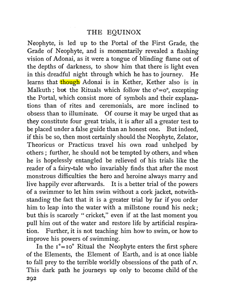 Original scan of The Equinox (Volume I, Number II), PDF page 300