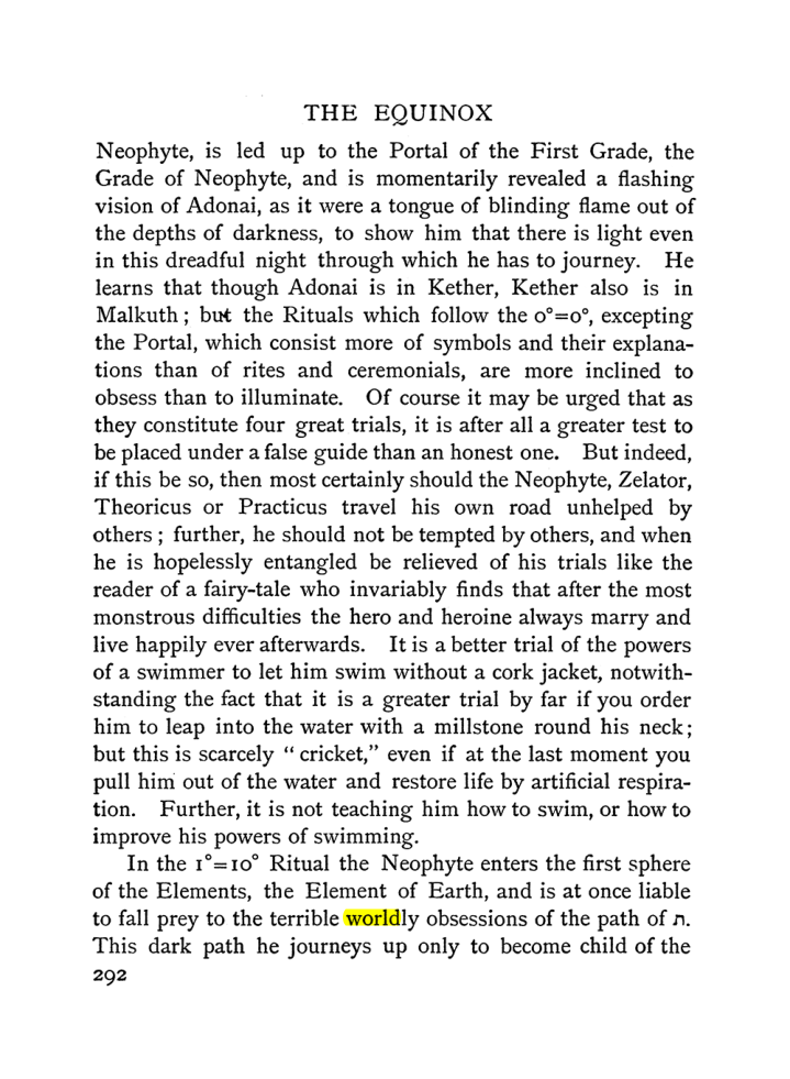Original scan of The Equinox (Volume I, Number II), PDF page 300