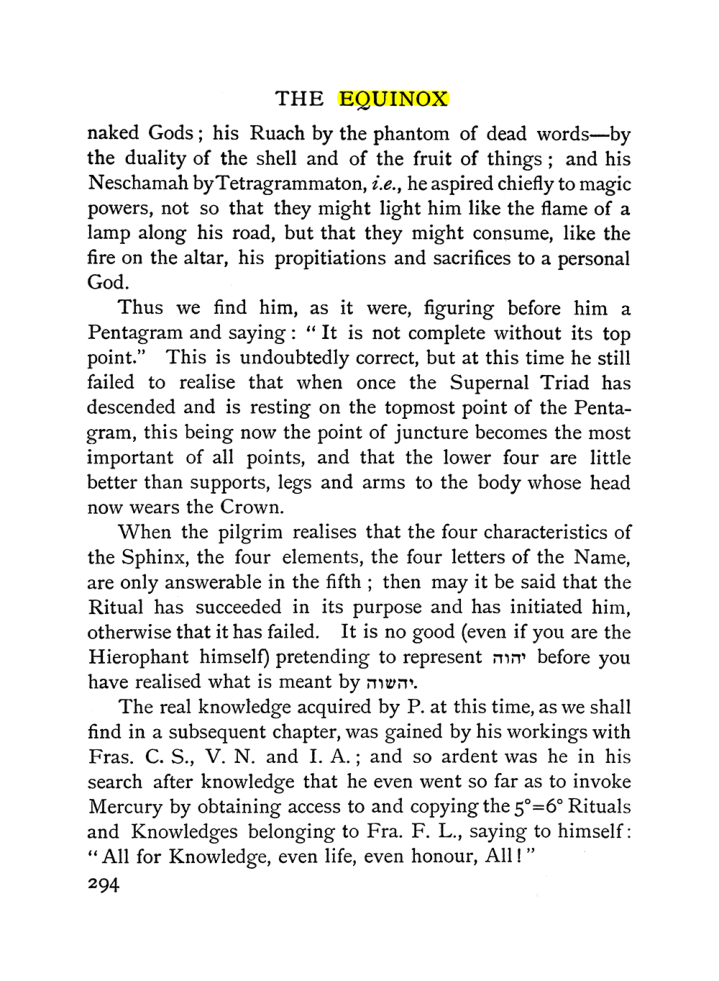 Original scan of The Equinox (Volume I, Number II), PDF page 302