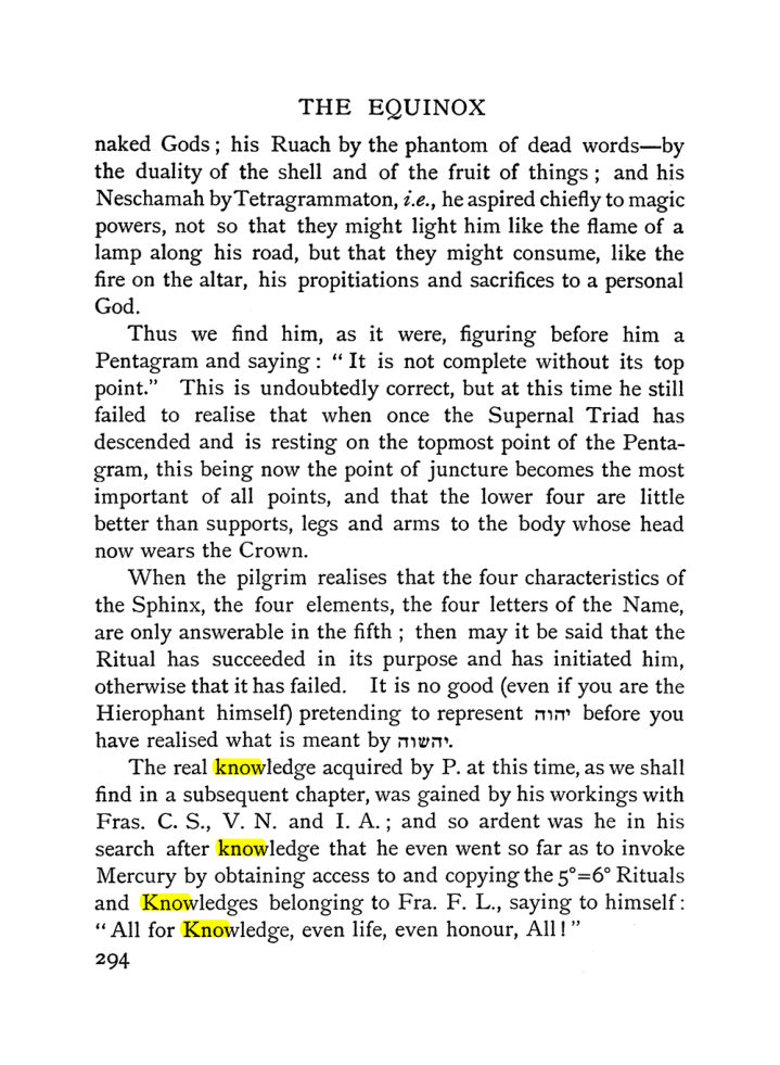Original scan of The Equinox (Volume I, Number II), PDF page 302