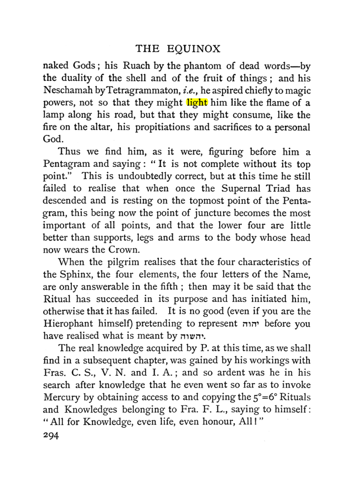 Original scan of The Equinox (Volume I, Number II), PDF page 302