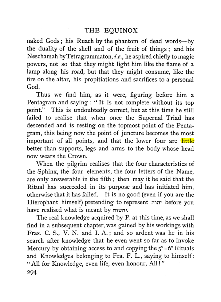 Original scan of The Equinox (Volume I, Number II), PDF page 302